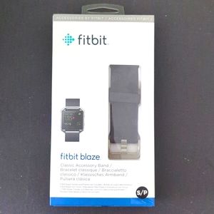 Fitbit Blaze Classic Accessory Band Black Size Small